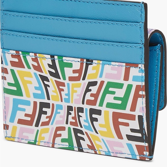 NIB RARE FENDI x Sara Coleman Limited Edition FF Fish Eye Card Case. - Picture 4 of 9